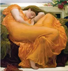  ??  ?? Passion: Leighton’s painting of Dorothy Dene