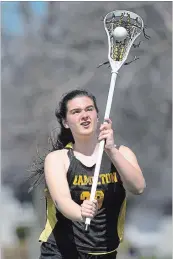  ?? BARRY GRAY THE HAMILTON SPECTATOR ?? Olivia Baldini is one of two players with field lacrosse experience on the Sherwood Secondary School team.