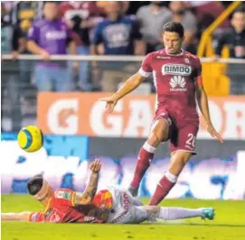  ?? JOSÉ CORDERO. ?? Daniel Colindres es el goleador de Saprissa en el Clausura, con nueve goles. El miércoles jugó en el gane ante el Herediano.