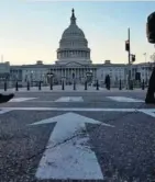  ?? REUTERS ?? Vista del Capitolio, en Washington.