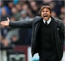  ?? Reuters ?? Antonio Conte says many of his Chelsea players are tired as ‘a lot of players are playing almost always’