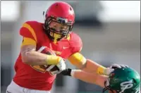  ?? PHOTO COURTESY OF DAVID MOLL ?? Burlington’s Mercer Timmis, great-great grandson of Hamilton Tigers star Brian Timmis, has been named one of two University of Calgary athletes of the year.