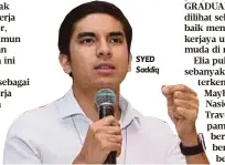  ??  ?? SYED Saddiq