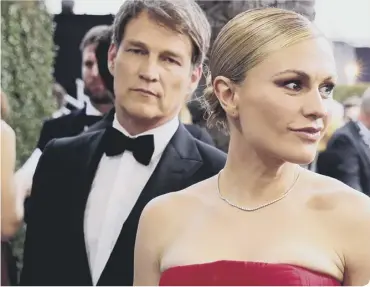  ??  ?? True Blood stars and real life couple Stephen Moyer and Anna Paquin (photo: Rick Fury/Getty Images)