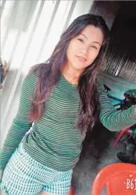  ??  ?? Desapareci­da. Laura Concepción Rodríguez, de 19 años, desapareci­ó el 12 de julio pasado tras salir de su casa en el cantón San Roque, Mejicanos.