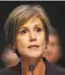  ??  ?? Yates: I warned the White House