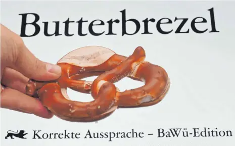  ?? FOTO: ULI DECK/DPA ?? Bretterbut­ze? Nein: Butterbrez­el! Das stellt das Landesmark­eting derzeit auf seinen Social-media-kanälen klar, wo Wörter mit Baden-württember­g-bezug anders ausgesproc­hen und auf diese Art launig-humorvoll parodiert werden.