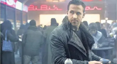  ??  ?? Ryan Gosling in a scene from “Blade Runner 2049