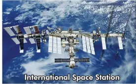  ??  ?? Internatio­nal Space Station