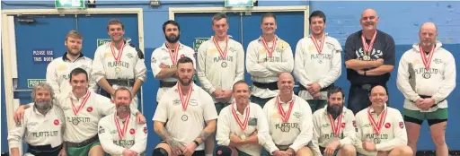  ??  ?? Bosley Tug of War Club took part in the AAA indoor championsh­ips for the first time in a decade