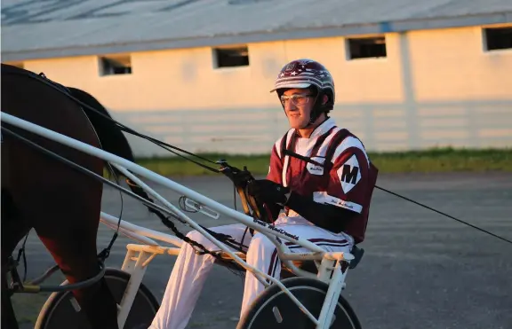  ?? SUPPLIED ?? Brett MacDonald, a regular harness driver at the Rideau Carleton Raceway and Casino, is impressed by the upgrades to the racetrack and barns during the Hard Rock Ottawa expansion project.