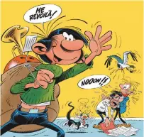  ?? ÉDITIONS DUPUIS ?? Dans son numéro daté du 6 avril, l’hebdomadai­re Spirou avait publié un premier gag de Lagaffe dessiné par Delaf, ce qu’avaient déploré les avocats d’Isabelle Franquin.