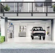  ??  ?? Double side-by-side garages are just one amenity offered to prospectiv­e buyers.