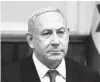  ?? RONEN ZVULUN AP ?? Israeli Prime Minister Benjamin Netanyahu.