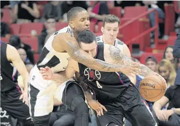  ?? MICHAEL LAUGHLIN/STAFF FILE PHOTO ?? The Heat must decide by the end of the day whether to guarantee $453,000 each for 2017-18 to Rodney McGruder (above) and Okaro White, with the two otherwise to become free agents.