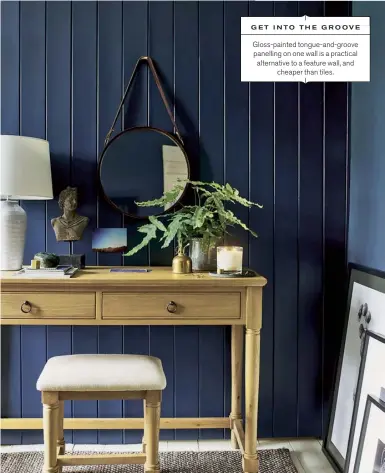  ?? ?? Below Panelling with furniture by cotswoldco.com