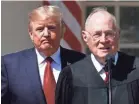  ?? CAROLYN KASTER/AP ?? President Donald Trump needs a successor to Anthony Kennedy.