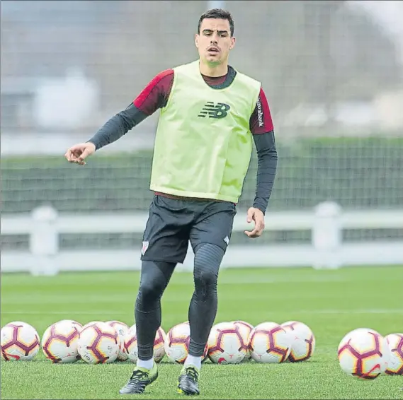  ?? FOTO: JUAN ECHEVERRÍA ?? Rearmado Dani García no pudo jugar el lunes en El Alcoraz al estar sancionado con un partido, pero el sábado estará disponible para enfrentars­e a su exequipo