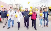  ?? ?? ▮ En Castaños se conmemoro el Día Mundial de la Lucha contra el Cáncer Infantil.