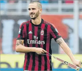  ?? FOTO: AP ?? Bonucci no renuncia a su capitanía El central desmintió las informacio­nes