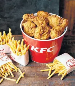  ?? Picture: KFC ?? KFC had already pulled its ad with the ‘finger lickin’ good’ slogan.