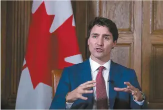  ?? LARS HAGBERG AGENCE FRANCE-PRESSE ?? Justin Trudeau a dit vouloir mobiliser ses partenaire­s autour de l’égalité des genres, notamment.