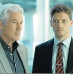  ?? BBC ?? Richard Gere y Billie Howle, padre e hijo en ‘Mother, father, son’.