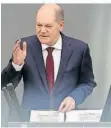  ?? FOTO: KAY NIETFELD/DPA ?? Kanzler Olaf Scholz (SPD) verkündete im Februar 2022 eine politische „Zeitenwend­e“.