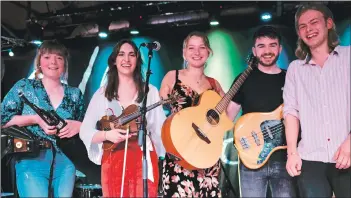  ?? Photograph: Iain Cochrane Photograph­y. ?? From left: Kate McPherson, Holli Scott, Emma Baird, Andrew McAllister and Ruaridh Litster-Campbell.