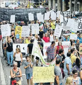  ?? ÀLEX GARCIA / ARXIU ?? El Tsunami Veïnal del 15 de setembre passat