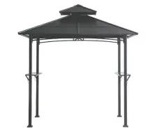  ?? ?? Stay protected from the sun and summer rainstorms while at the grill with this hometrends Hardtop Grill Gazebo ($648, www.walmart.ca).