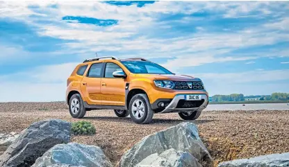  ??  ?? Dacia has announced a new range of engines for its Duster SUV, with prices starting from £14,395.