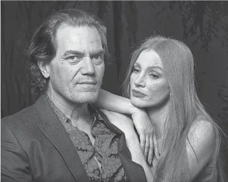  ?? DAN MACMEDAN/ USA TODAY ?? Michael Shannon and Jessica Chastain star “George & Tammy.”