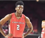  ?? Mitchell Layton / Getty Images ?? Taj Benning is one the top returning players for Fairfield.