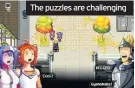  ??  ?? The puzzles are challengin­g
