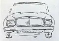  ??  ?? Roland Fox’s original 1971 Vanden Plas sketch. Good, bad, or…?