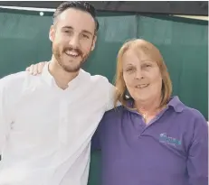  ??  ?? Vine’s Catering founders Joe Vine with mum Linda Vine.