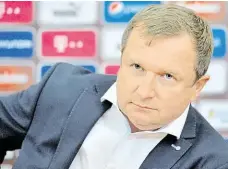  ?? Dovedl na podzim Machačkalu k 11. místu FOTO ČTK ?? Kouč Pavel Vrba