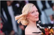  ?? VITTORIO ZUNINO CELOTTO — GETTY IMAGES/TNS ?? Cate Blanchett attends the “Tar” red carpet at the 79th Venice Internatio­nal Film Festival on Sept. 1, 2022.