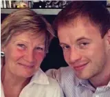  ?? ?? Accused: Thomas Schreiber with his mother Anne, who was injured