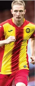  ??  ?? Warning: Thistle star Erskine