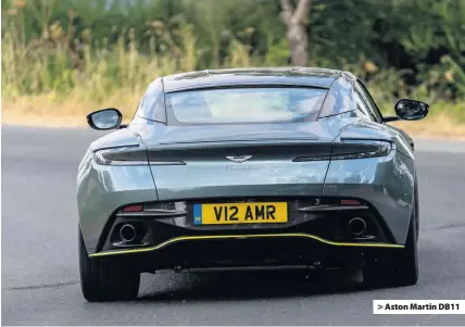  ??  ?? &gt; Aston Martin DB11