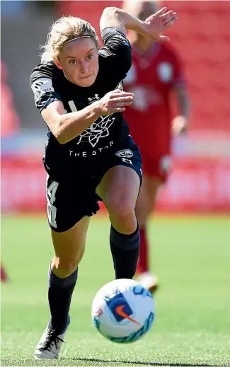  ?? GETTY IMAGES ?? Paige Satchell will add pace and internatio­nal experience to the Wellington Phoenix this season.