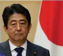  ??  ?? SHINZO ABE