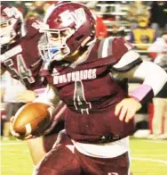  ??  ?? East Webster football player Steven Betts has committed to playing at the next level with Southwest Mississipp­i Community College. (Photo by Diana Edwards, SDN file)