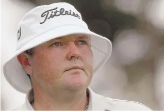  ?? ROB GRIFFITH/AP ?? Australia’s Jarrod Lyle (shown in 2011) was first diagnosed with acute myeloid leukemia as a teenager and suffered recurrence­s in 2012 and 2017. He won twice on the Nationwide Tour in 2008.