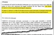  ??  ?? La controrela­zione I punti critici evidenziat­i da Coppola