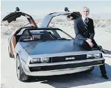  ??  ?? John DeLorean made about 7,500 of his namesake cars before the company folded in 1982.