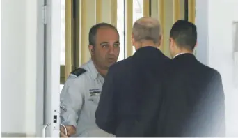  ??  ?? FORMER PRIME MINISTER Ehud Olmert enters Ma’asiyahu Prison on February 16.