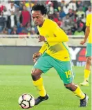  ?? Images /Gallo ?? Marksman: Percy Tau scored the goal that set Bafana on their way to victory in the tournament in Zambia.